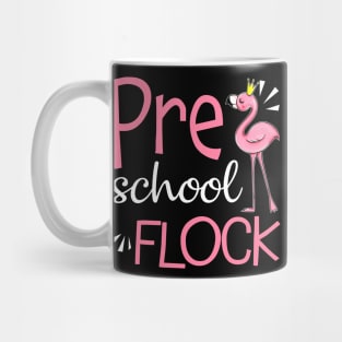 Flamingo Back To School Preschool Flock Mug